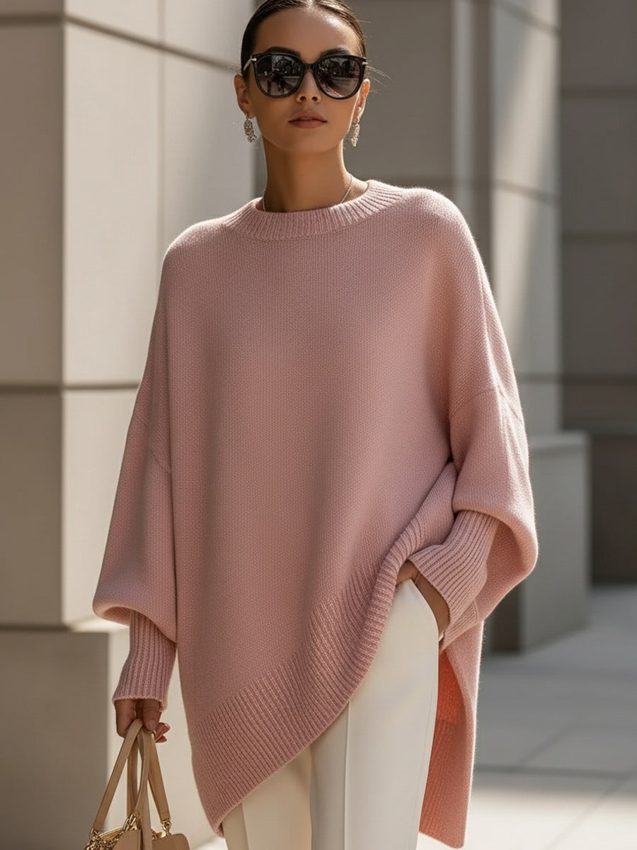 Ludovica | Maglione oversize con collo ampio