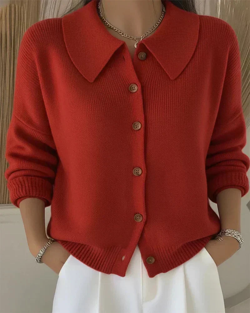 Velia | Cardigan con colletto Peter Pan