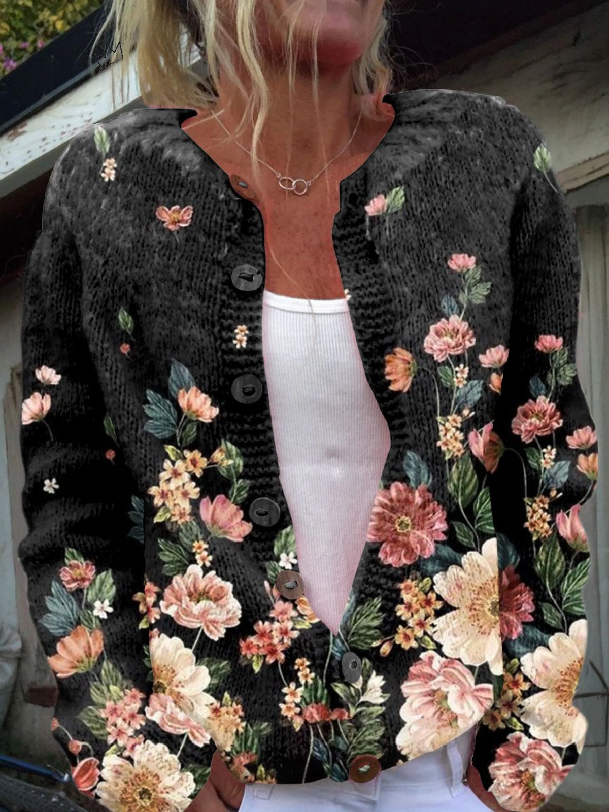 Kivara™ | Cardigan vintage floreale - Elora Boutique