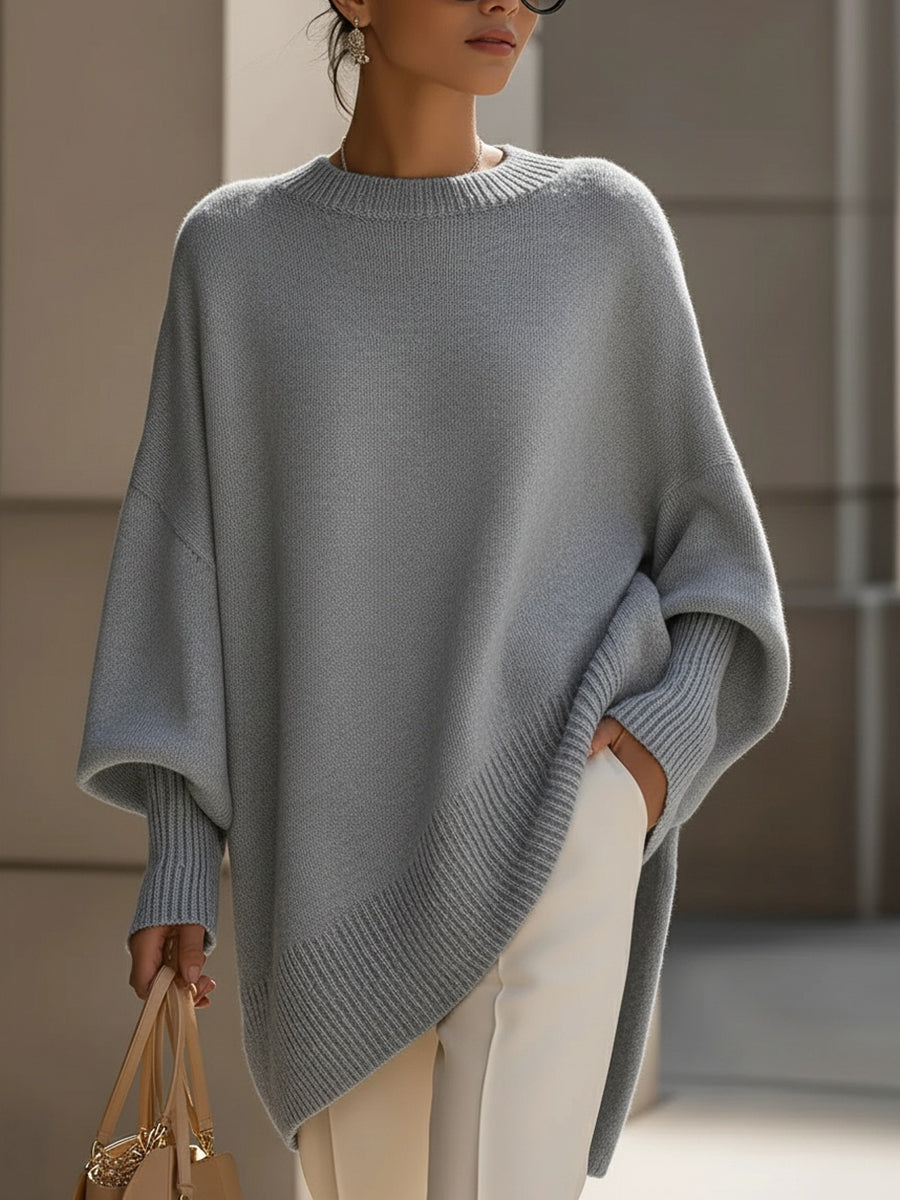 Ludovica | Maglione oversize con collo ampio