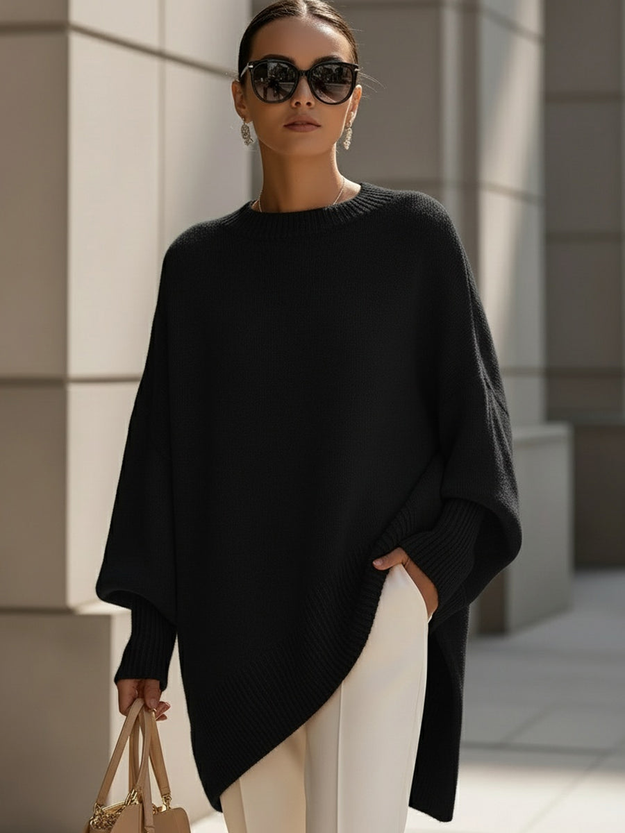Ludovica | Maglione oversize con collo ampio