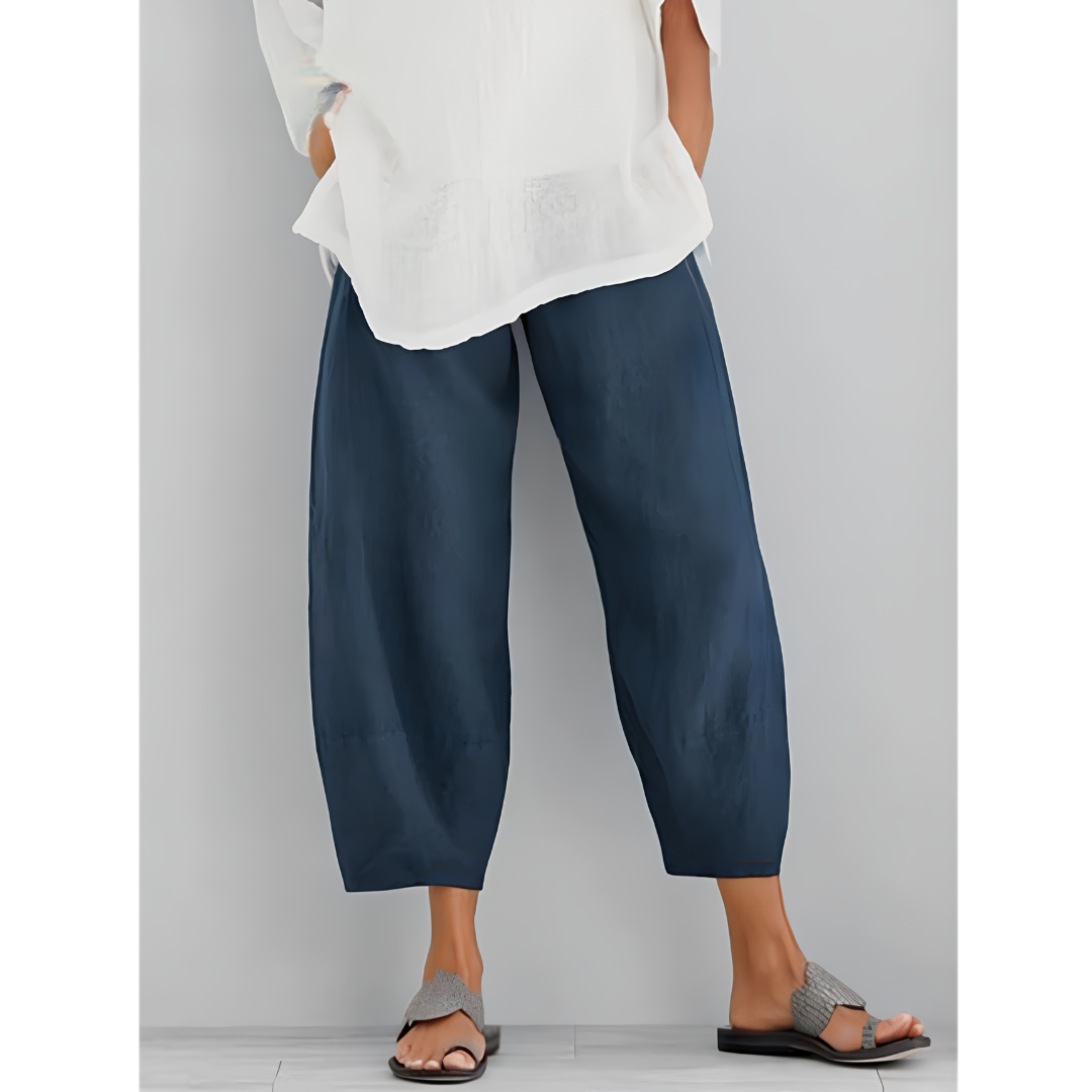Eleonora | Pantaloni Comodi dalla Linea Fluida