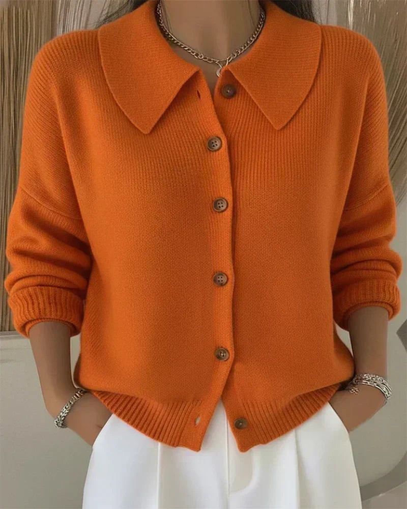 Velia | Cardigan con colletto Peter Pan