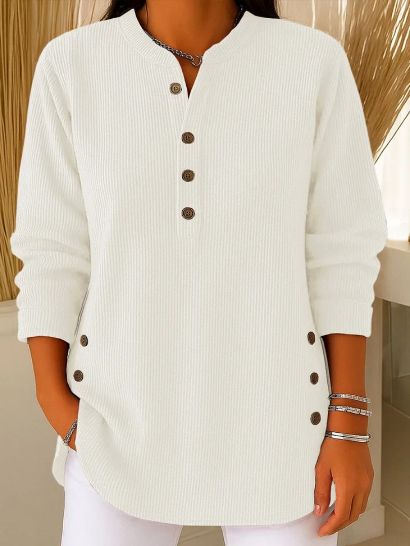 Nives | Tunica Henley con bottoni