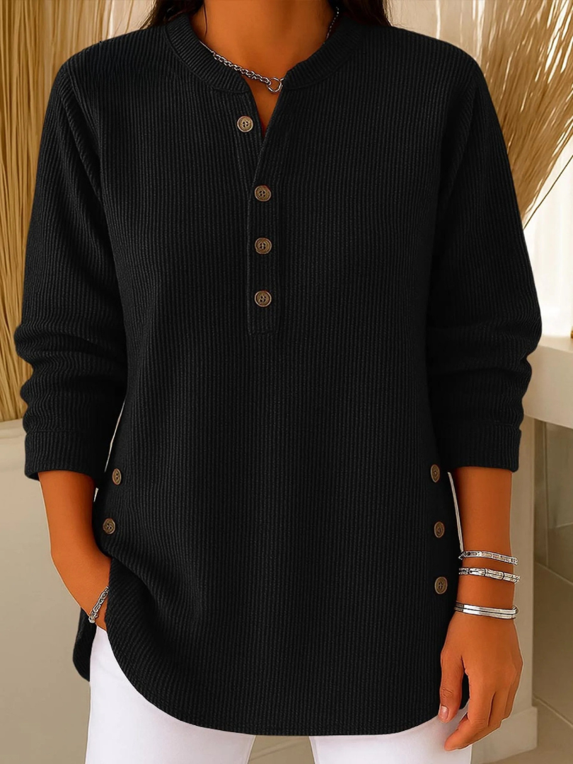Nives | Tunica Henley con bottoni