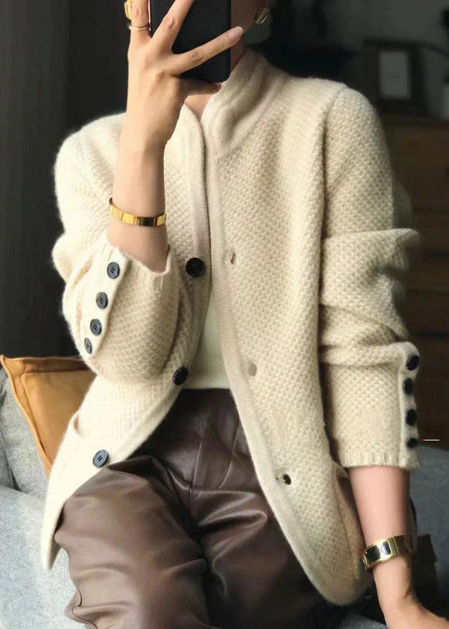 Cardigan avvolgente in morbida maglia aperto sul davanti - Elora Boutique