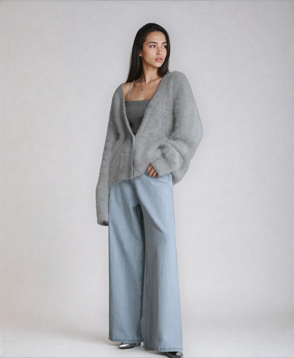 Cardigan elegante da donna effetto cashmere - Elora Boutique