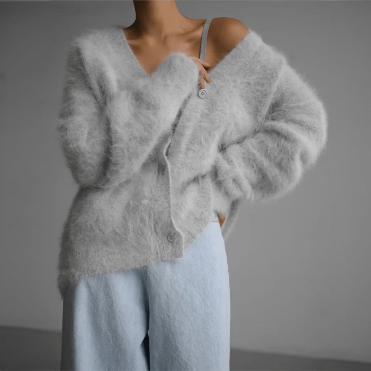 Cardigan elegante da donna effetto cashmere - Elora Boutique