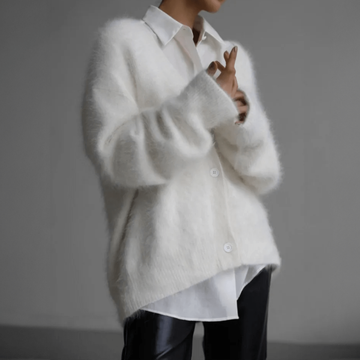 Cardigan elegante da donna effetto cashmere - Elora Boutique