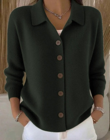 Fosca | Cardigan con colletto e bottoni