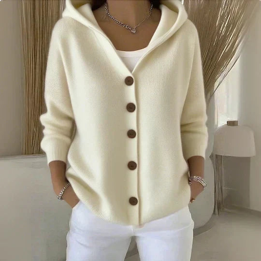 Rosetta | Cardigan con cappuccio
