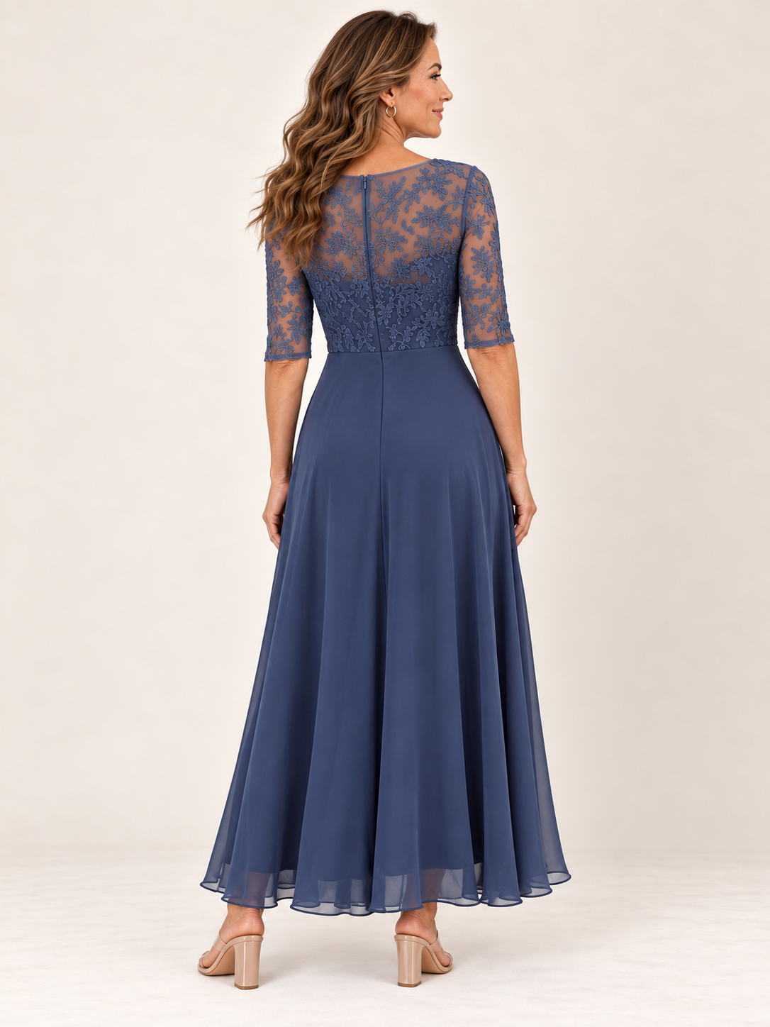 RHONDA | Elegante abito in pizzo
